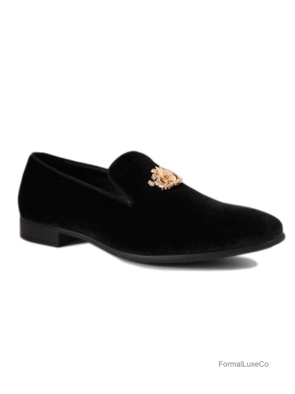 Men's Velvet Penny Slip-On Loafers Cushioned Suede Tuxedo Dress Shoes Formal